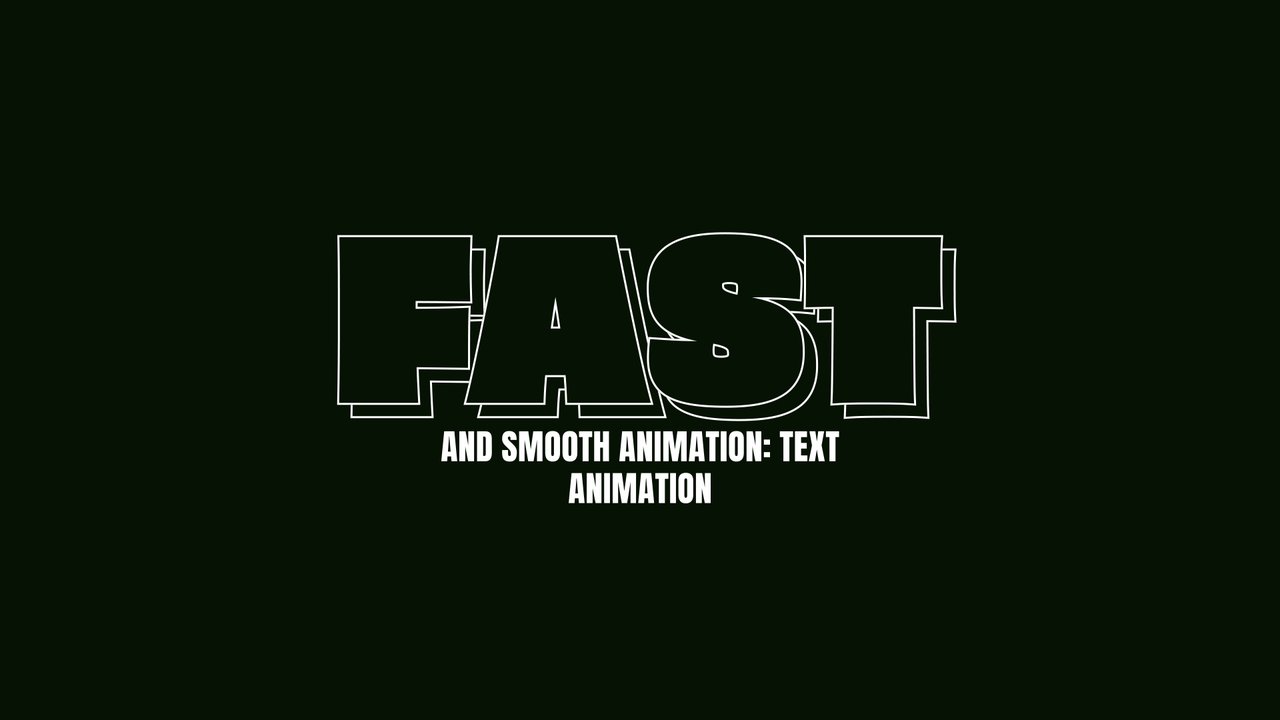 Fast Hollow Depth Corporate Typography Titles Premiere Pro MOGRT