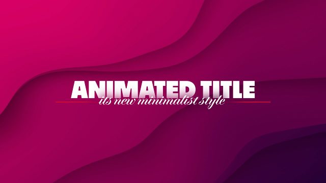 Corporate Video Animated Titles After Effects Template