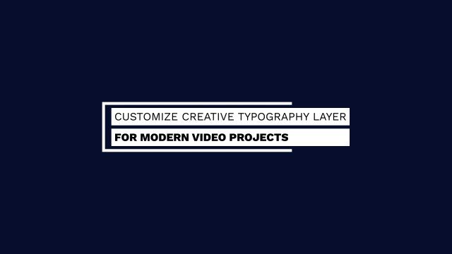 Corporate Headline: Double Label Offset – Free Premiere Pro Template