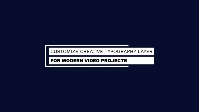 Corporate Headline: Double Label Offset – Free Premiere Pro Template