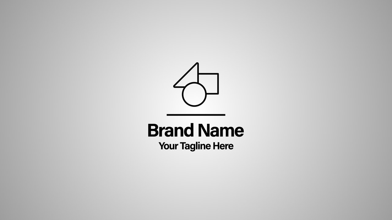 Duotone Wordmark Horizon Line Intro Premiere Pro MOGRT