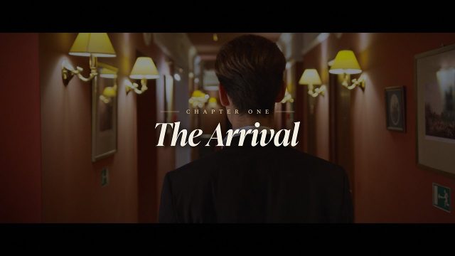 Chapter Title Card with Italic Serif After Effects Template