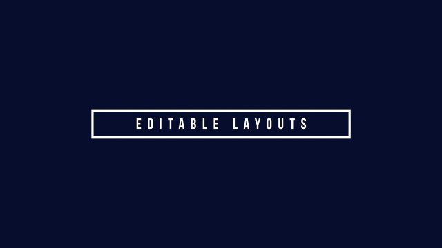 Film Spaced Wide Outline Headline – Free After Effects Template