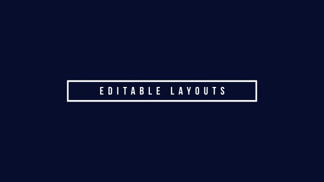 Film Spaced Wide Outline Headline – Free After Effects Template