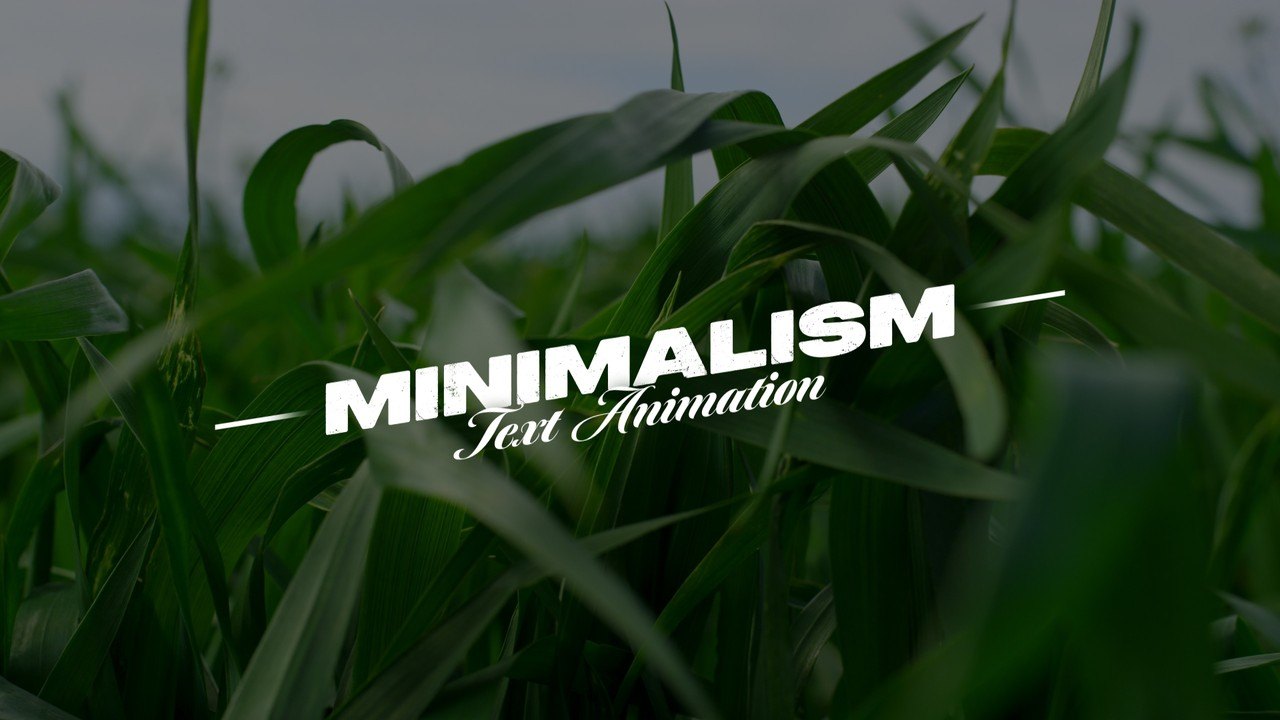 Cursive Line Drift Tilted Caps Title Animation After Effects Template