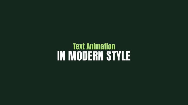 Premiere Pro Bold Caps Title Animations with Small Mint Top Line MOGRT