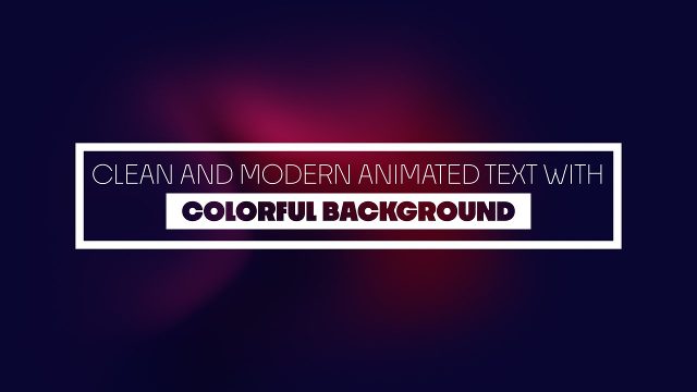 Trendy Colourful Motion Typography MOGRT Template