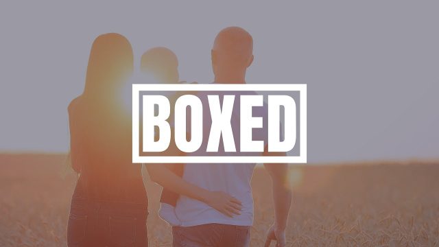 Narrow Framed Big Word Boxed Typography for Nonprofit Videos Premiere Pro MOGRT