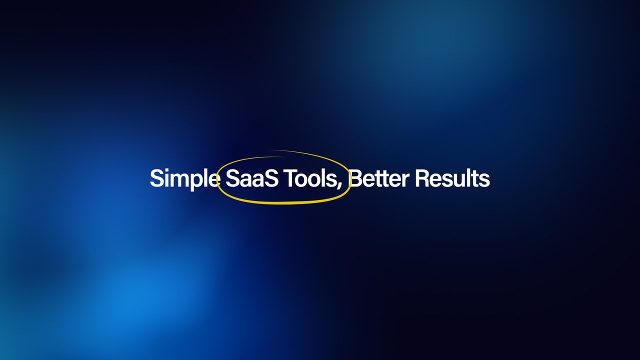 Bold SaaS Online Service Title Animations featuring Circle Highlight Template for After Effects