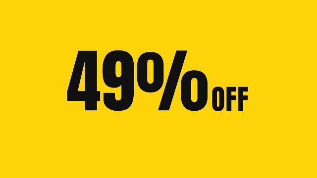 Counting Discount Number Titles with Big Off Label MOGRT for Premiere Pro