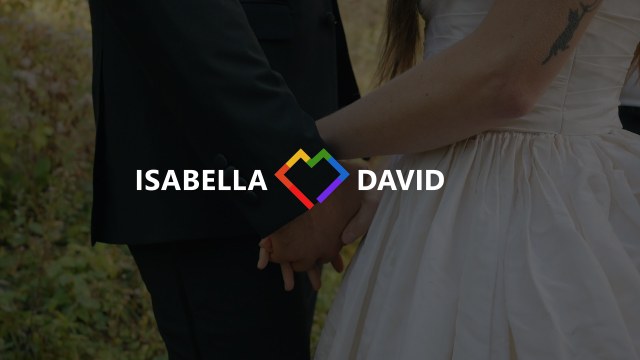 Free After Effects Heart Between Names Headline for Engagement Videos