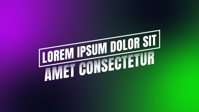 Sleek and Creative Animated Text