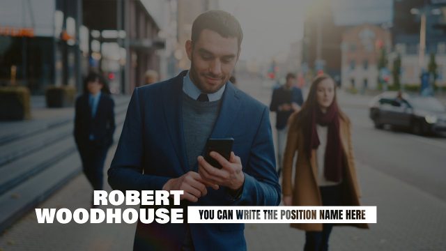 Founder Vox Pop Side Tag Lower Third After Effects Template