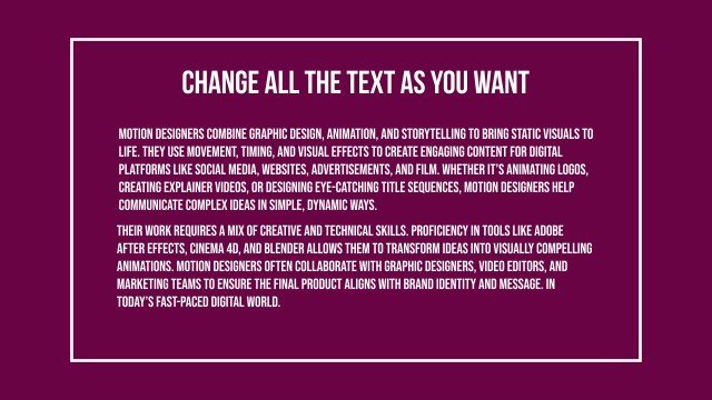 Stylish Animated Titles Free After Effects Template 100% Editable Text Layers