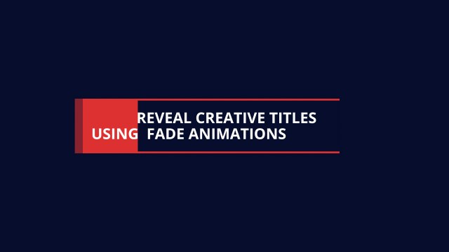 Minimal Red Block Rule Lower Third for Internal Communications – Free After Effects
