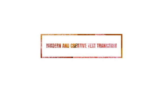 Outline Box Cut-Outs Title Transitions featuring Video Through Big Letters Template for After Effects