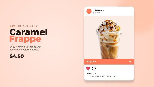 Food Sale Promo with Social Media Post and Price Tag After Effects Template