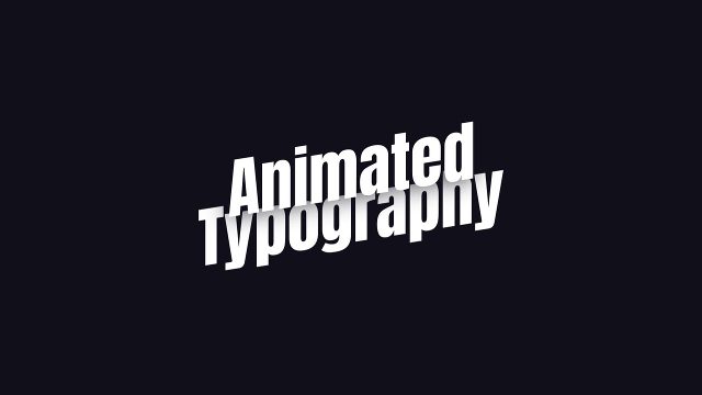 Minimalist Kinetic Text Animations and Title Presets After Effects Project