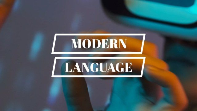 Modern Language Free Premiere Pro Text Animation Template for Contemporary Visuals