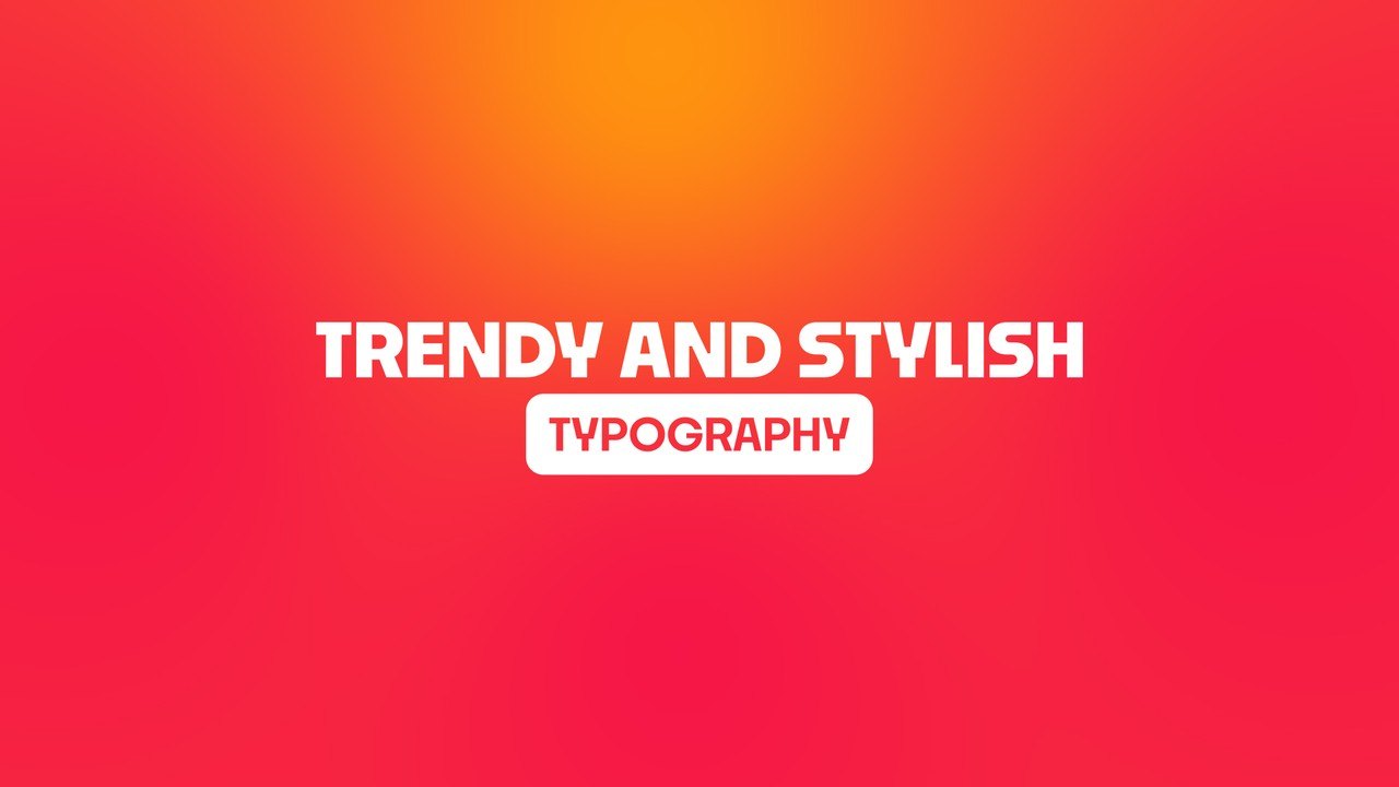Sunset Gradient Caps Heading with Pink Tagline Premiere Pro MOGRT