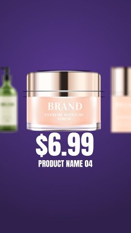 Vertical Black Friday and Cyber Monday Cosmetic Shelf Price Promo Stories After Effects Template