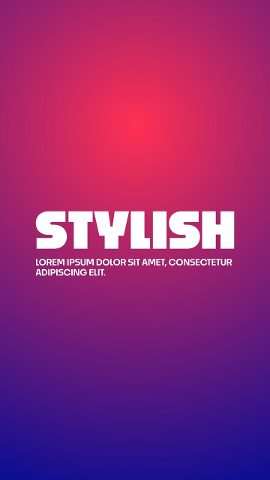 Vertical Rotating Word Title Typography on Pink Glow Premiere Pro MOGRT
