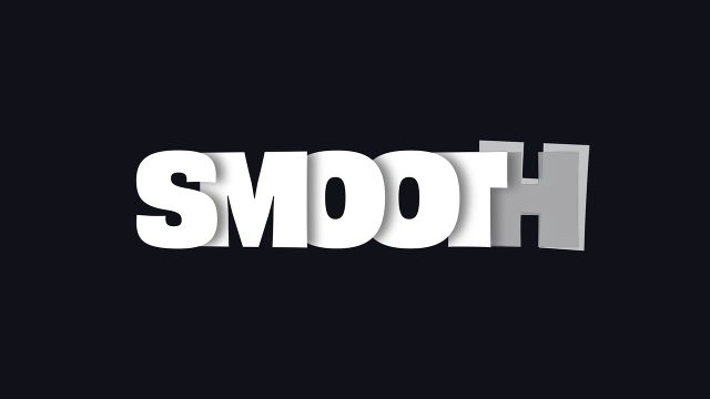 Smooth but Fast Word Swap Kinetic Typography After Effects Template