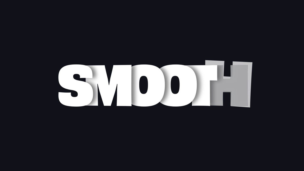 Smooth but Fast Word Swap Kinetic Typography After Effects Template