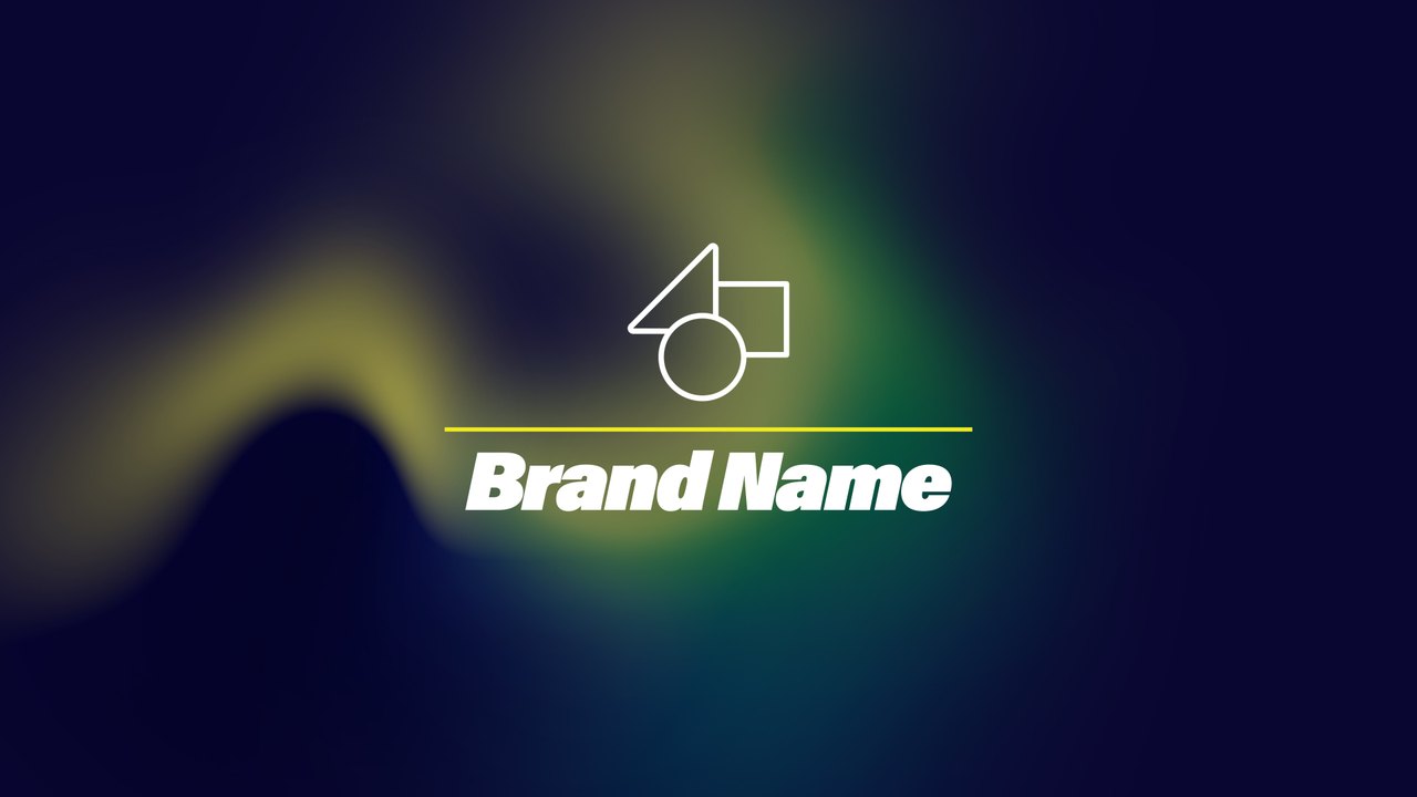 Yellow Green Haze Wordmark and Line Premiere Pro MOGRT