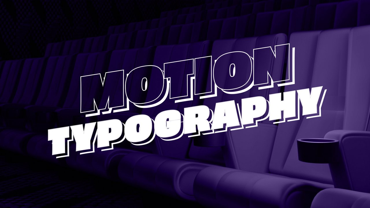 Curved Bending Kinetic Motion Typography with 3D Shadow After Effects Template
