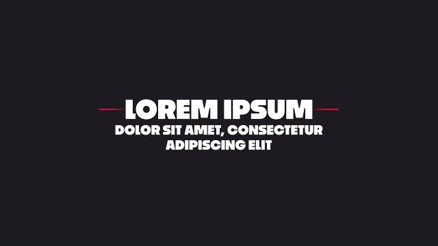 Accent Rule Title and Copy Clean Text Animation MOGRT Template