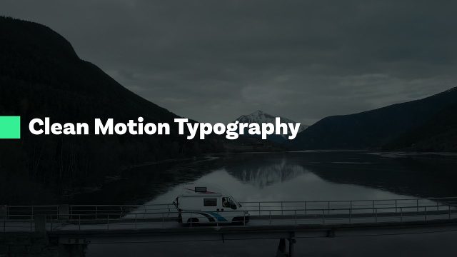 Square Accent Clean Motion Typography Titles Motion Graphics Template for Premiere Pro