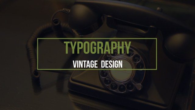 Modern Typography Title Free After Effects Template