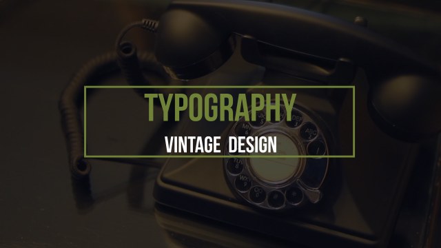 Modern Typography Title Free After Effects Template