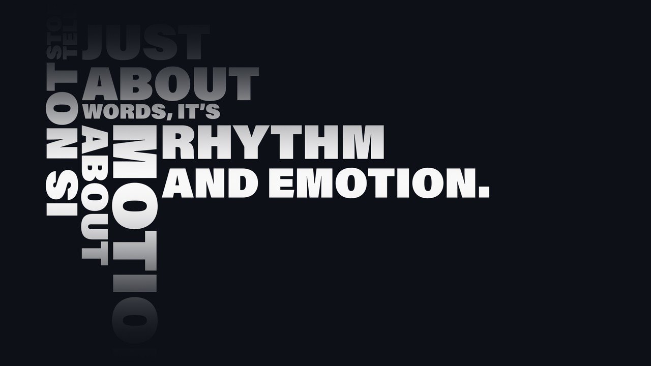 Dense Emotion Blocks Kinetic Narrative Typography After Effects Template