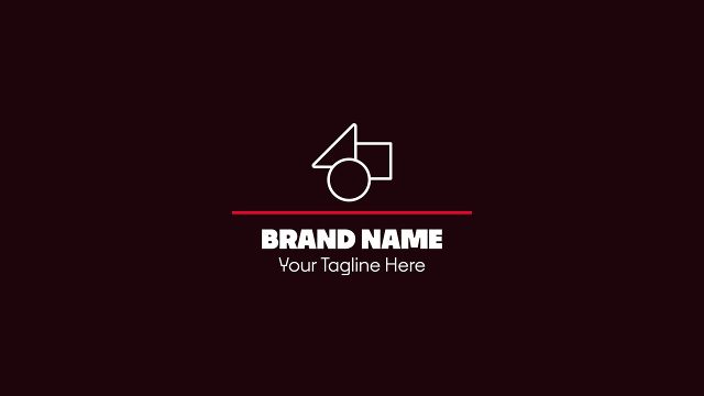 Animated Minimal Logo Reveals with Underline Wipe Premiere Pro MOGRT