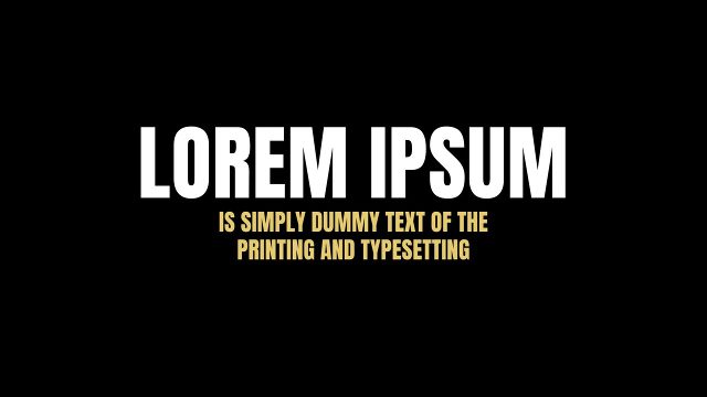 Big Bold Corporate Titles featuring Gold Subtitle Lines Motion Graphics Template for Premiere Pro