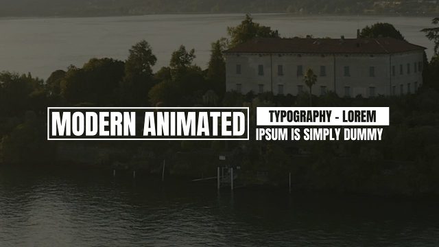 Visual Outline Box Headline Text Animations with Side Copy for News Style Videos Premiere Pro MOGRT