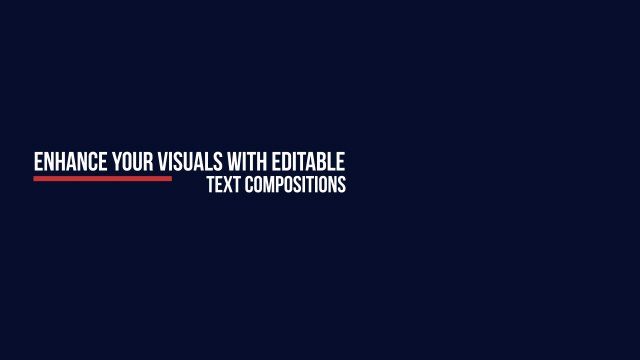 Broadcast Title: Red Rule Stagger – Free Premiere Pro Template