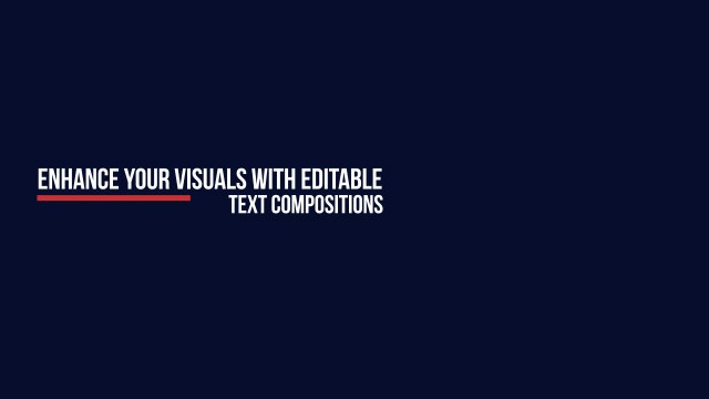 Broadcast Title: Red Rule Stagger – Free Premiere Pro Template