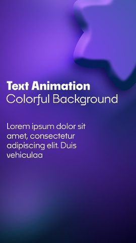 Vertical 3D Star Title featuring Two Line Heading and Copy Premiere Pro MOGRT