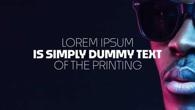 Smooth Large Centered Three Line Typography Titles Motion Graphics Template for Premiere Pro