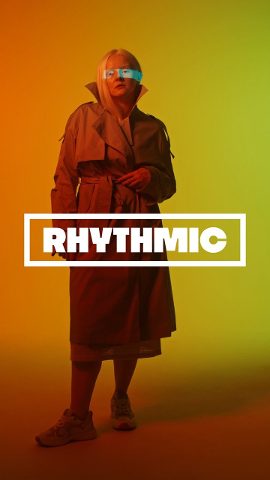 Vertical Fashion Text Animations with Single Word in Open Frame After Effects Template