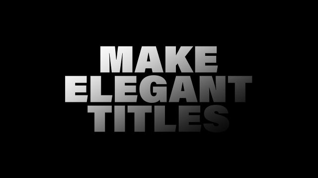 Minimalist and Creative Animated Titles Premiere Pro Project PRPROJ