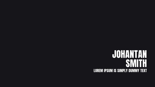 Right Aligned Host Name Lower Thirds for Podcasts After Effects Template