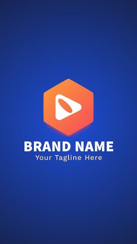 Stylish Vertical Logo Intro