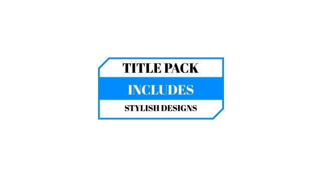 Stacked Cut Corner Box Titles Free Premiere Pro Title Pack Template