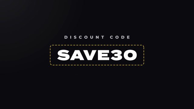 Promo Code Reveal Title in Dashed Frame Premiere Pro MOGRT