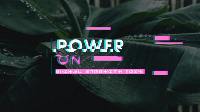 Street Glitch Intro and Bold Typography in Ultra HD After Effects Template
