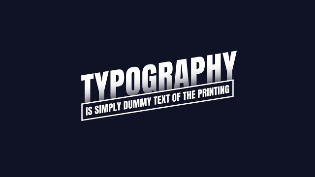Tilted Typography Word Titles with Small Subtitle MOGRT for Premiere Pro